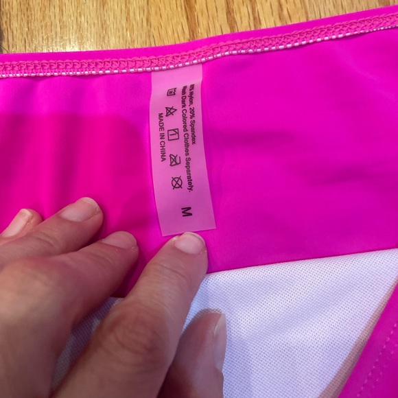 💜 5 for $25 or 3 for $18 Shein hot pink two piece tankini - Picture 2 of 7